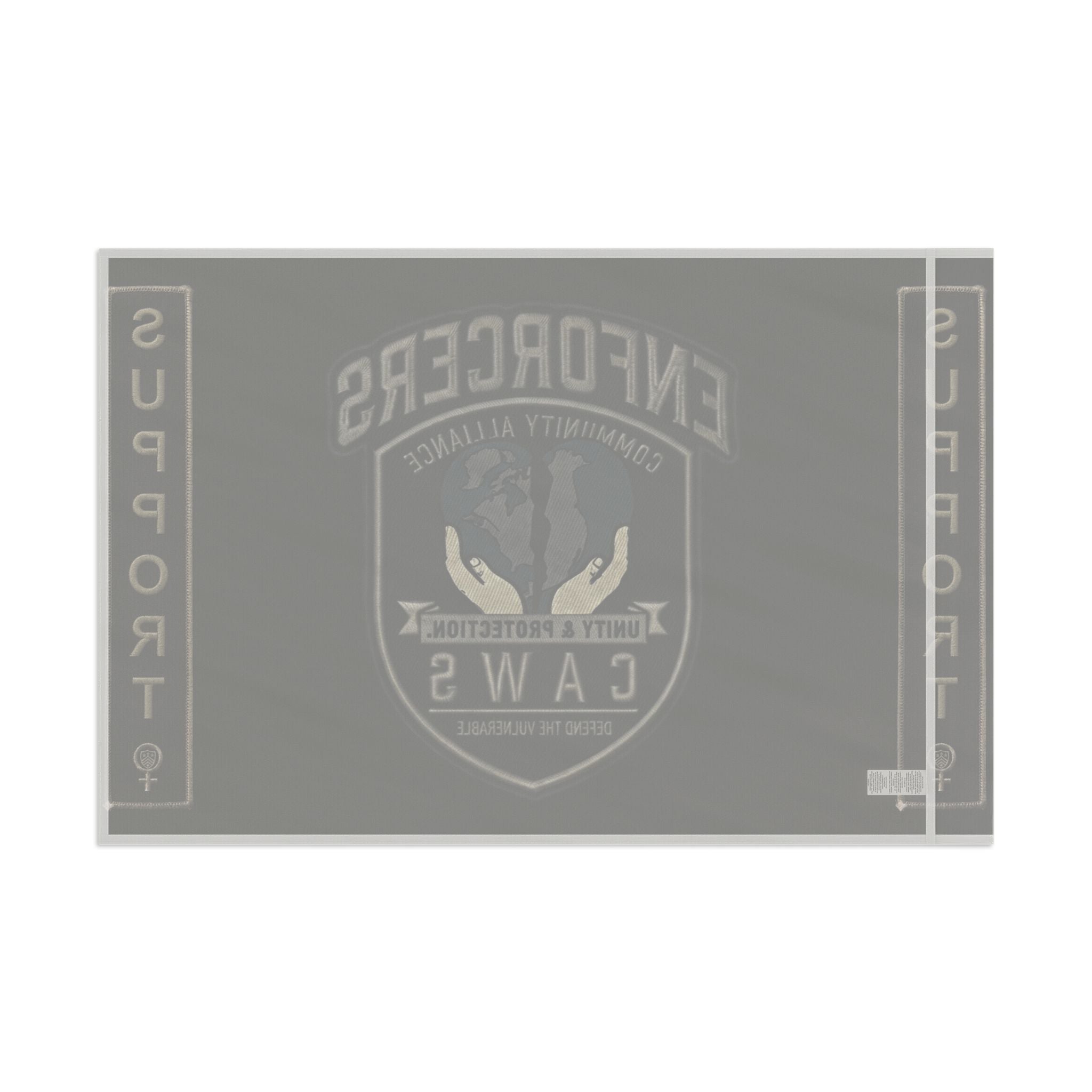 Heart & Hand : CAWS - Enforcers Street Club Flag – Unity & Protection CAWS EmblemEmber Spirit Apparel