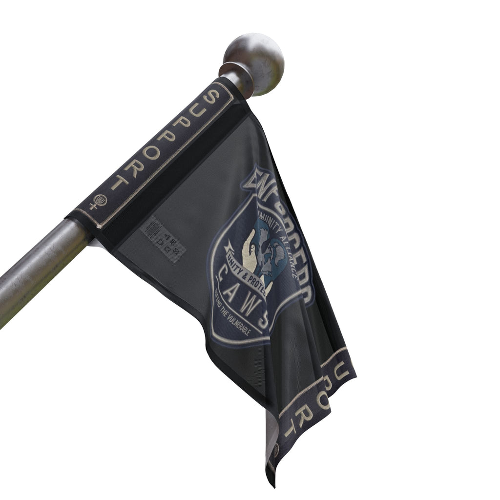 Heart & Hand : CAWS - Enforcers Street Club Flag – Unity & Protection CAWS EmblemEmber Spirit Apparel