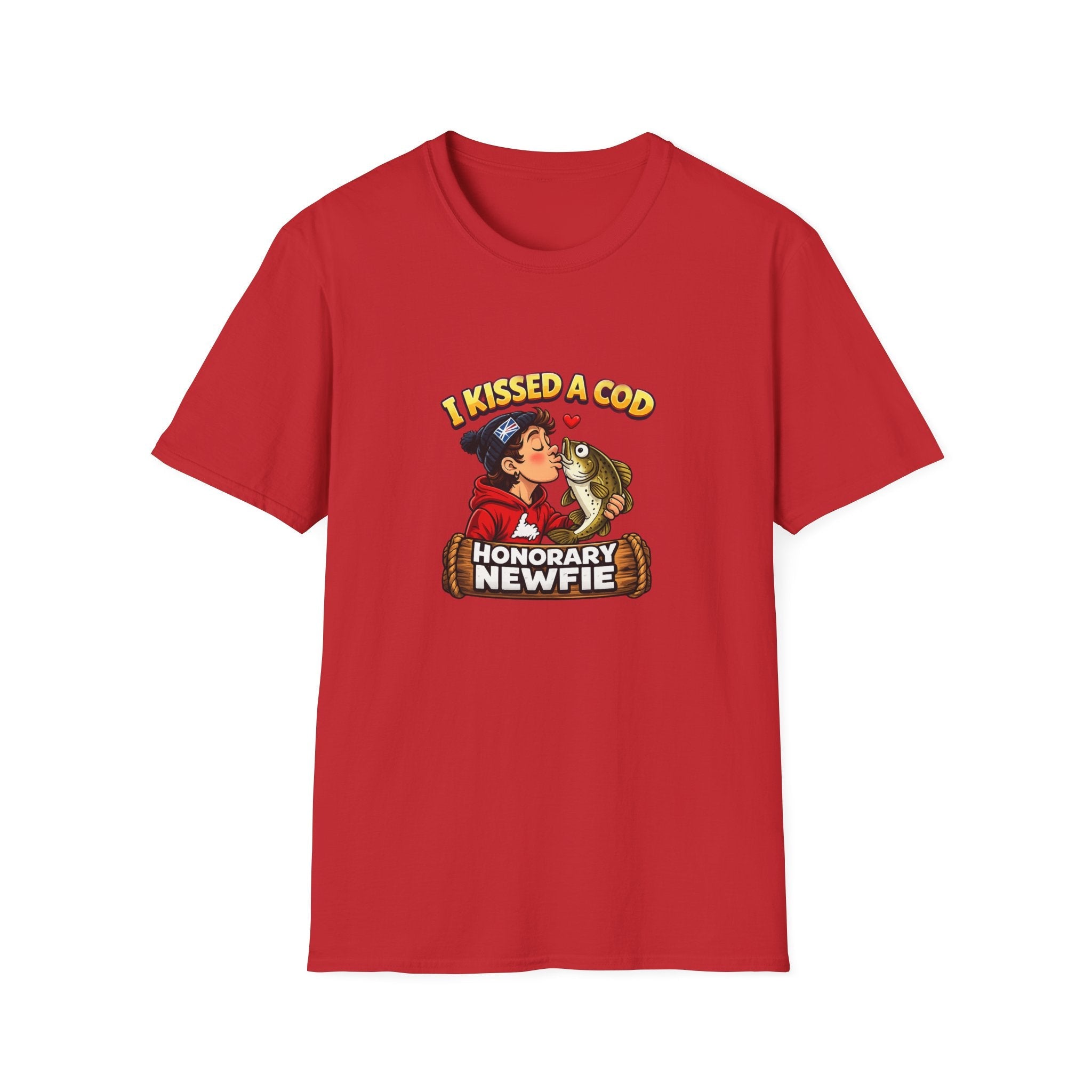 Honorary Newfie T-Shirt — bold Honorary Newfie humor tee, outdoor lifestyle