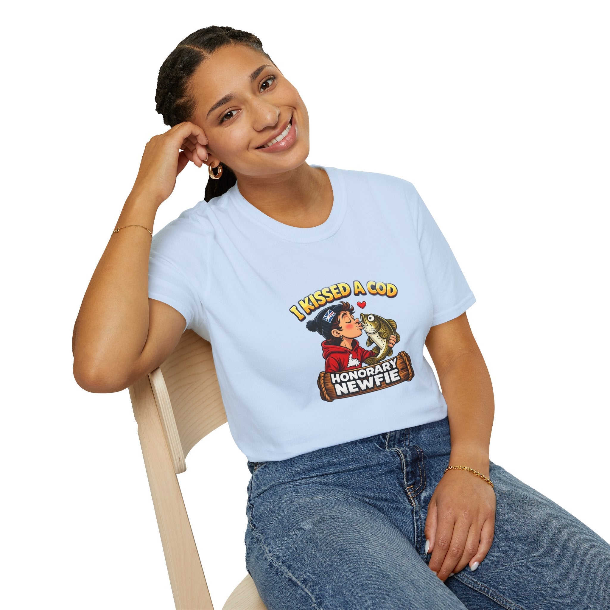 Honorary Newfie T-Shirt — bold Honorary Newfie humor tee, spring outdoor lifestyle