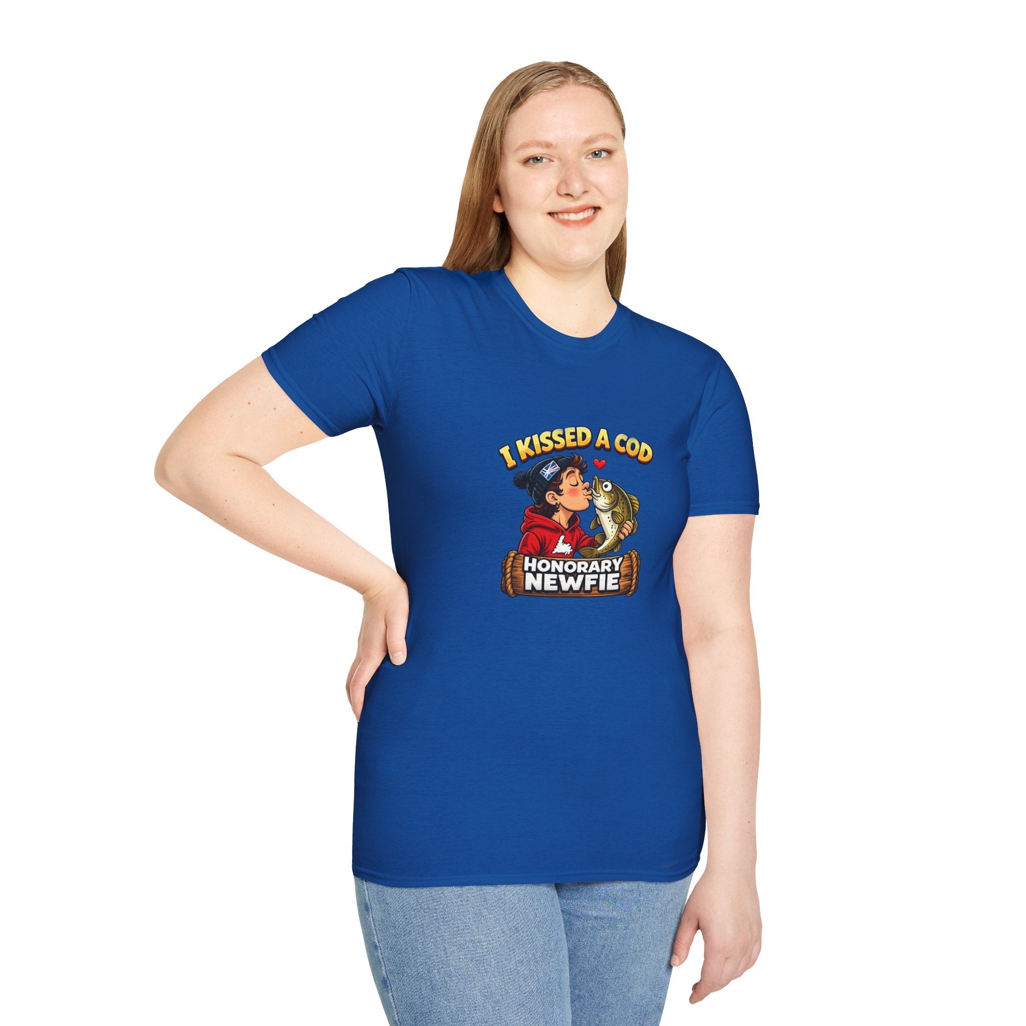 Honorary Newfie T-Shirt — Newfoundland Honorary Newfie graphic tee, kitchen party lifestyle