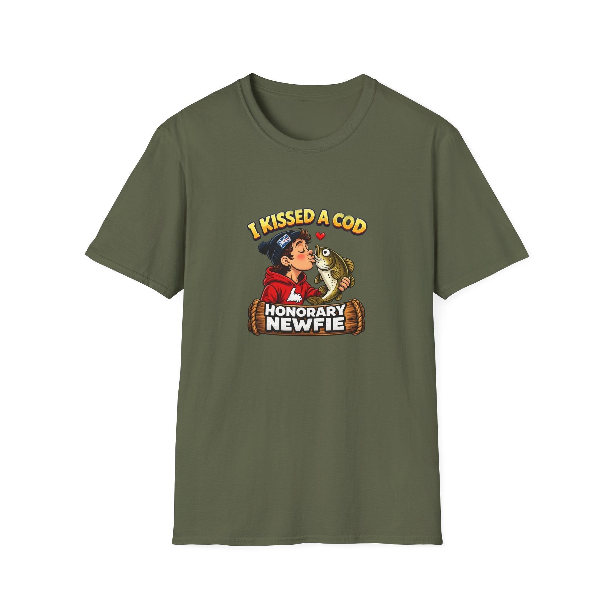 Honorary Newfie T-Shirt — Newfoundland Honorary Newfie graphic tee, Ember Spirit