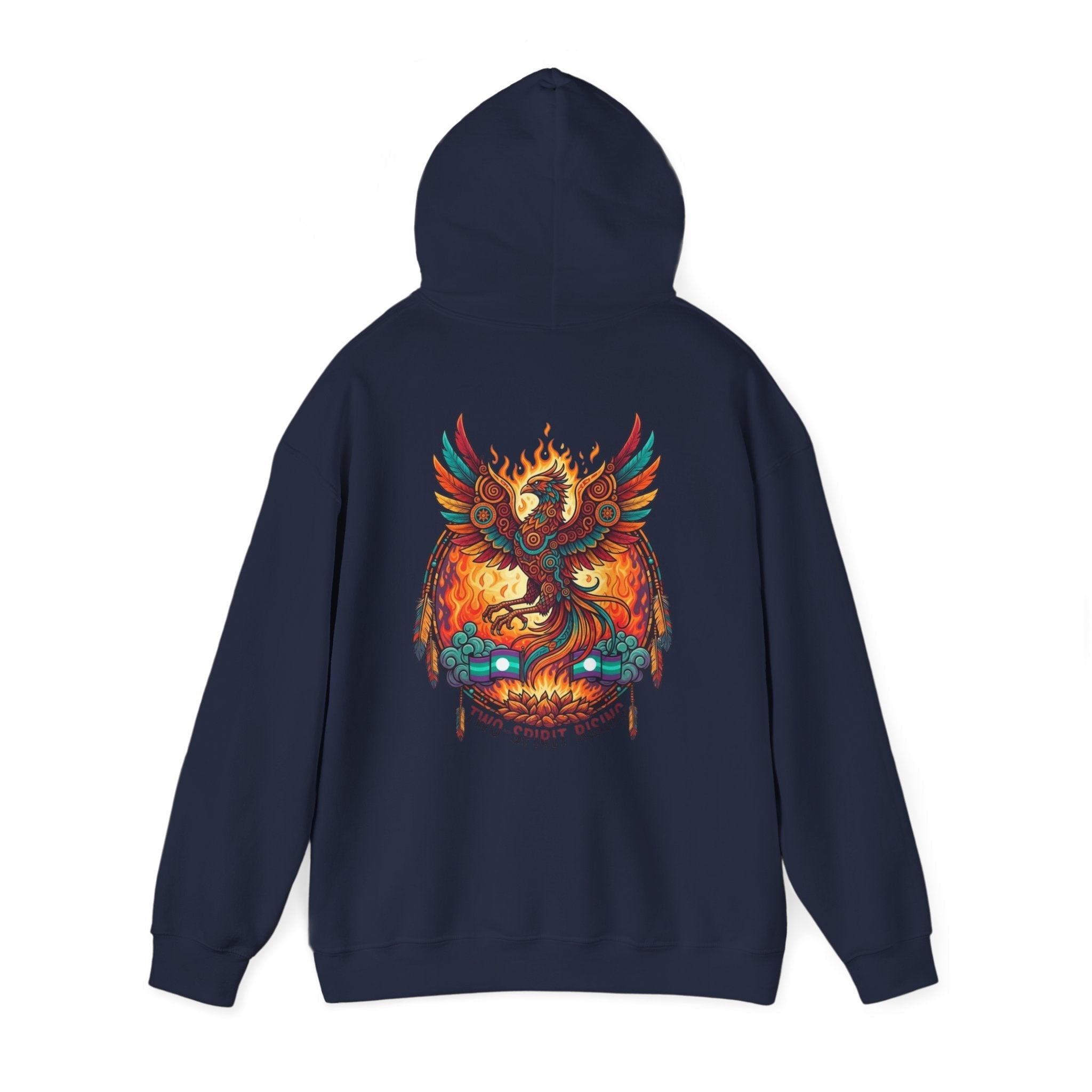Hooded Sweatshirt — Two Spirit Rising PhoenixEmber Spirit Apparel