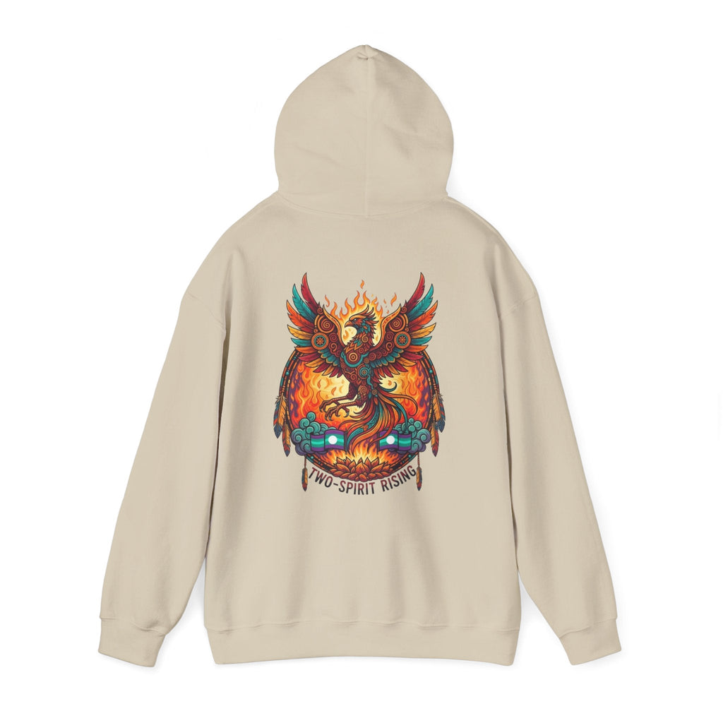 Hooded Sweatshirt — Two Spirit Rising PhoenixEmber Spirit Apparel