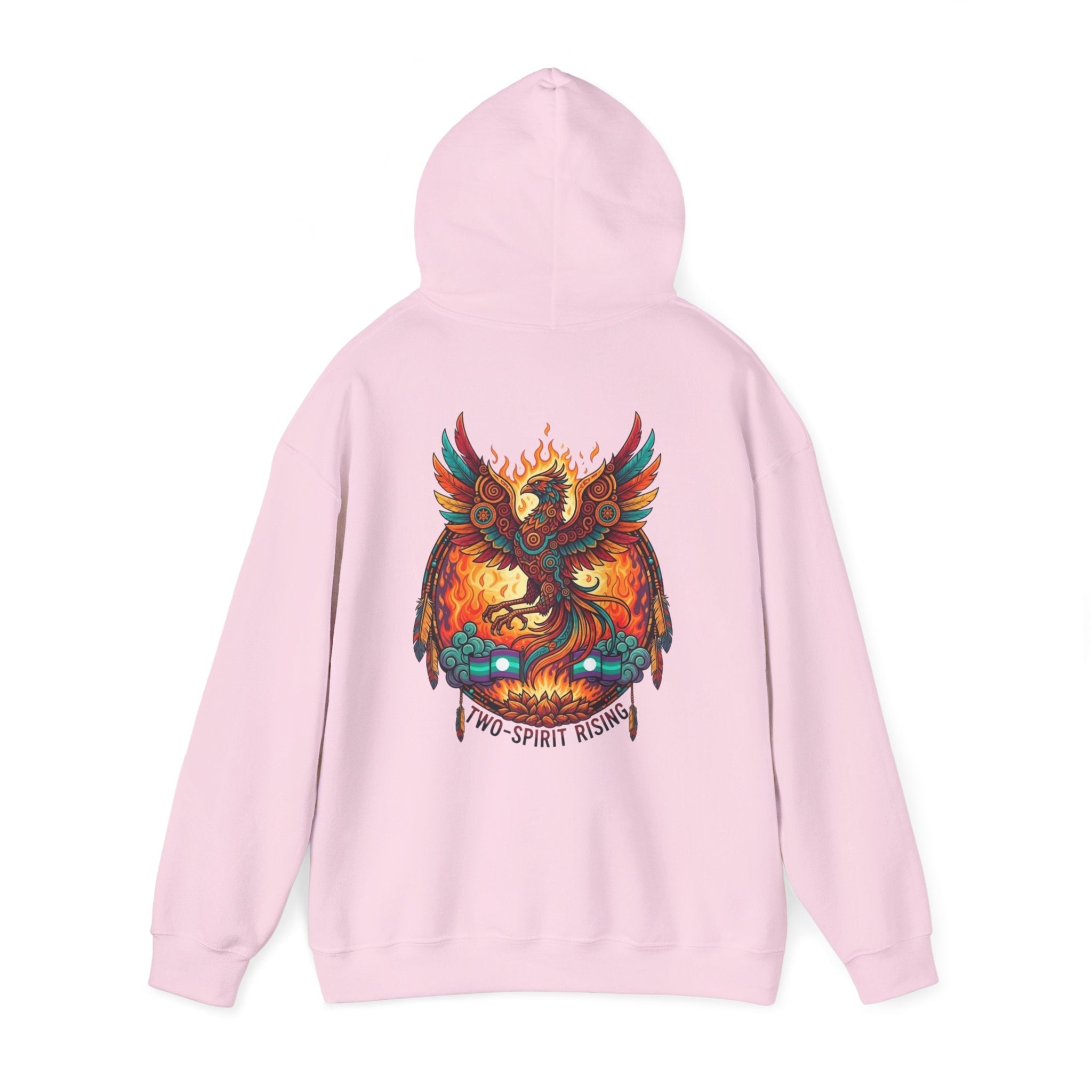 Hooded Sweatshirt — Two Spirit Rising PhoenixEmber Spirit Apparel