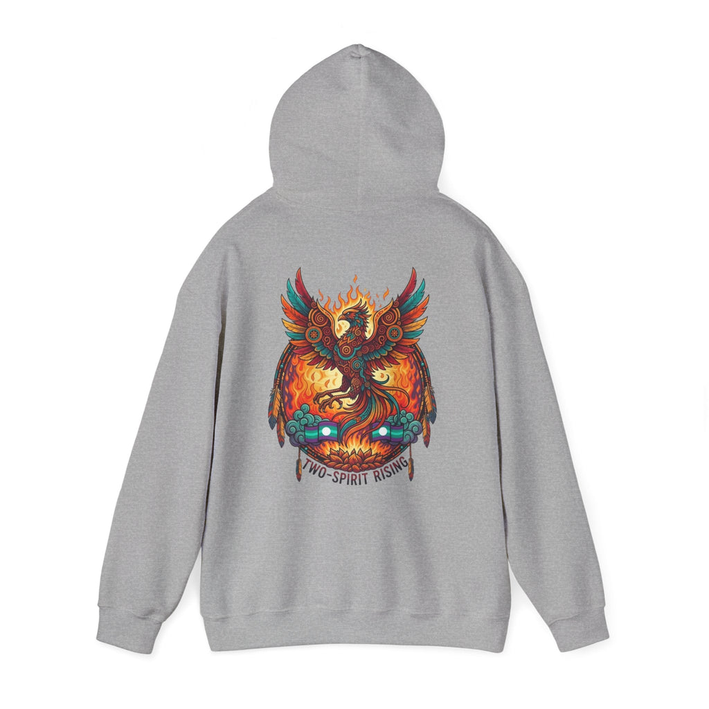 Hooded Sweatshirt — Two Spirit Rising PhoenixEmber Spirit Apparel