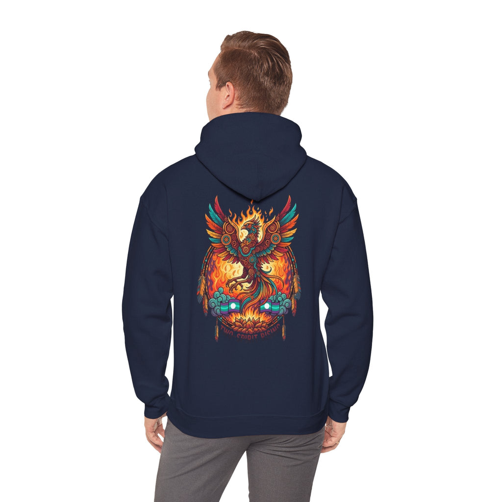 Hooded Sweatshirt — Two Spirit Rising PhoenixEmber Spirit Apparel