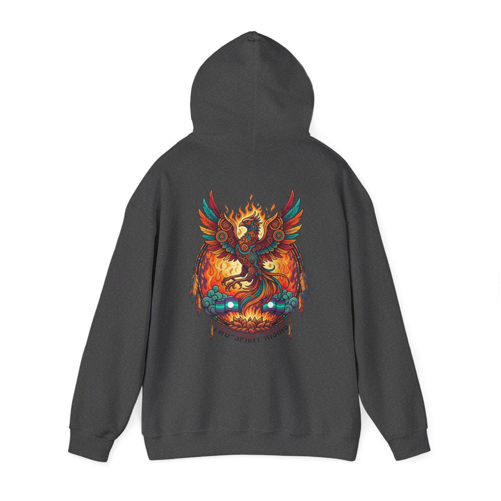 Hooded Sweatshirt — Two Spirit Rising PhoenixEmber Spirit Apparel