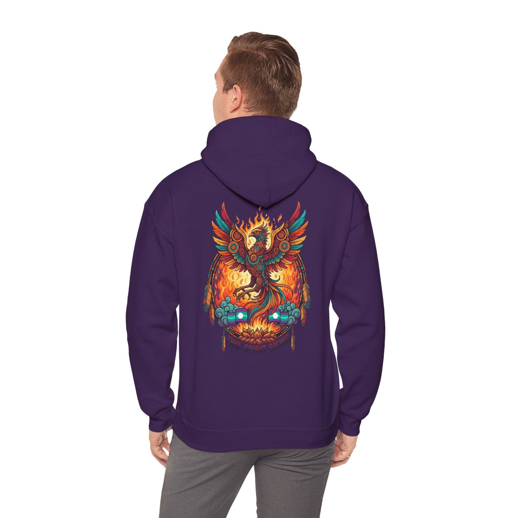 Hooded Sweatshirt — Two Spirit Rising PhoenixEmber Spirit Apparel