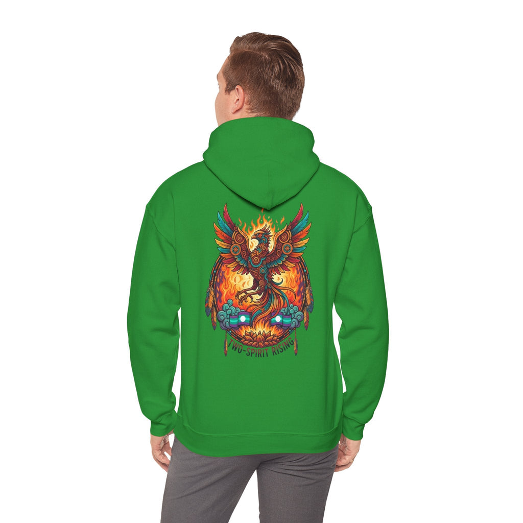 Hooded Sweatshirt — Two Spirit Rising PhoenixEmber Spirit Apparel