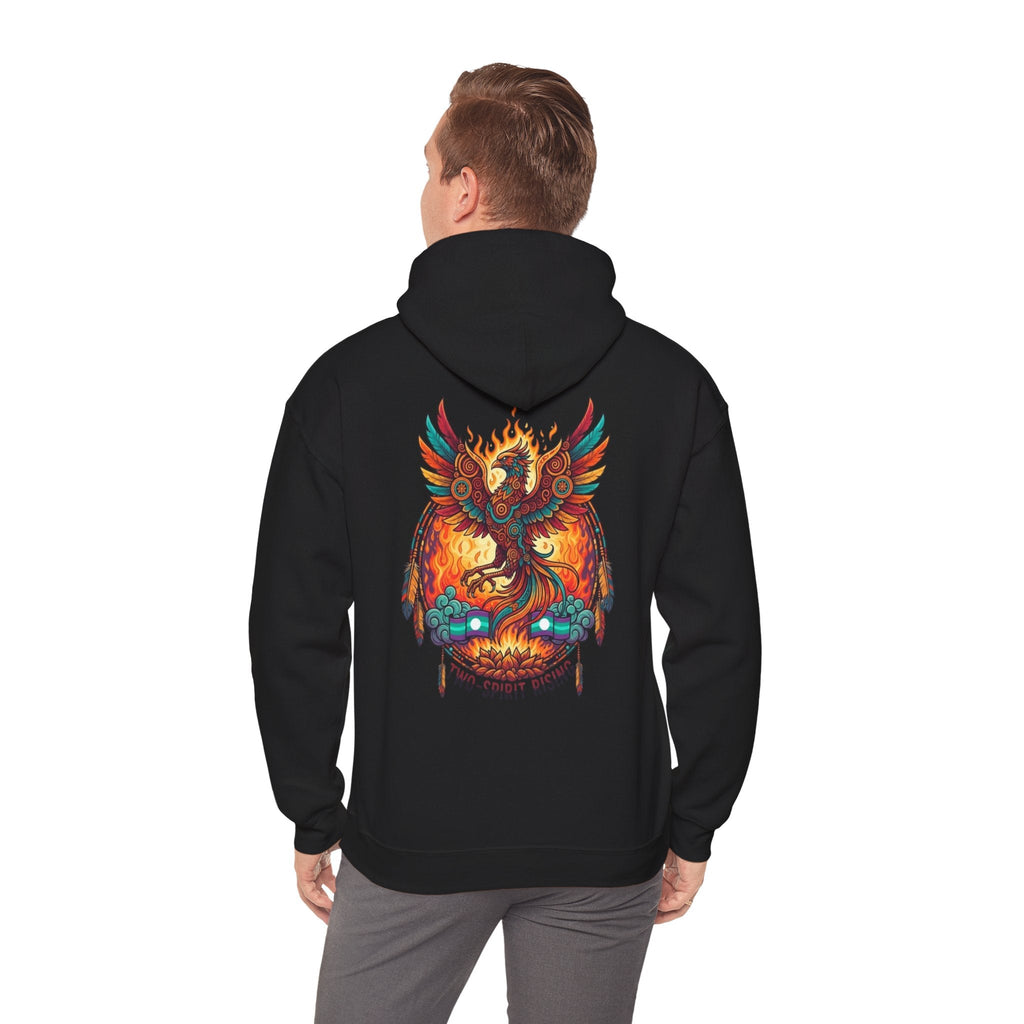 Hooded Sweatshirt — Two Spirit Rising PhoenixEmber Spirit Apparel