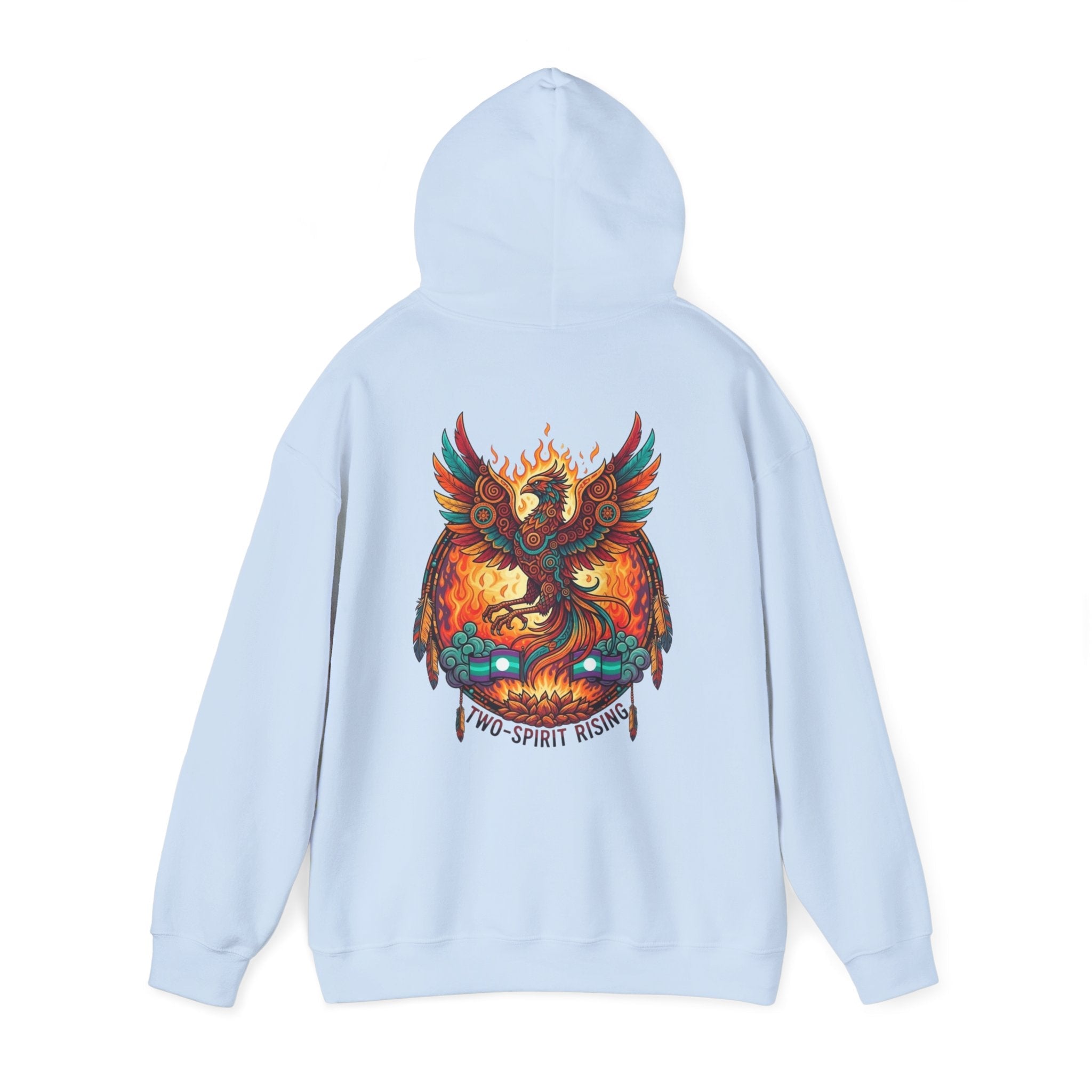Hooded Sweatshirt — Two Spirit Rising PhoenixEmber Spirit Apparel