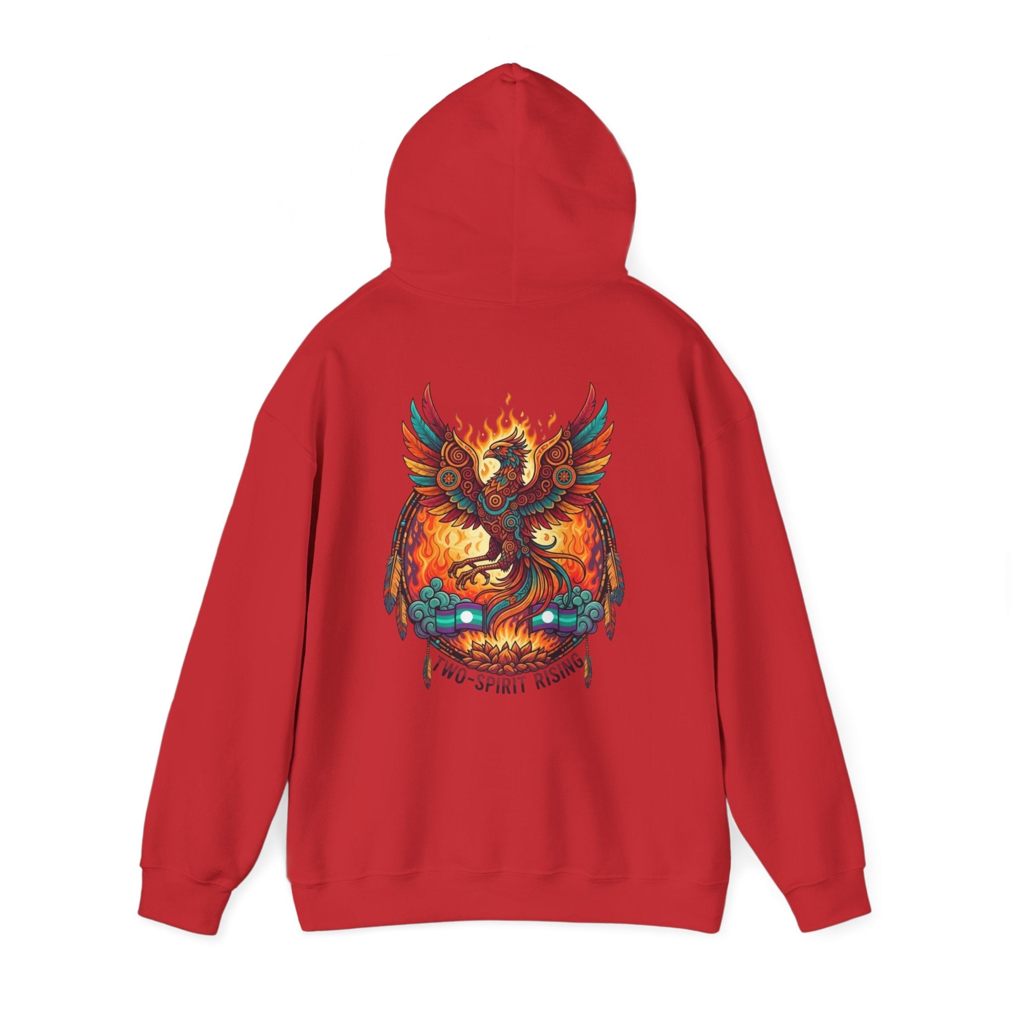 Hooded Sweatshirt — Two Spirit Rising PhoenixEmber Spirit Apparel