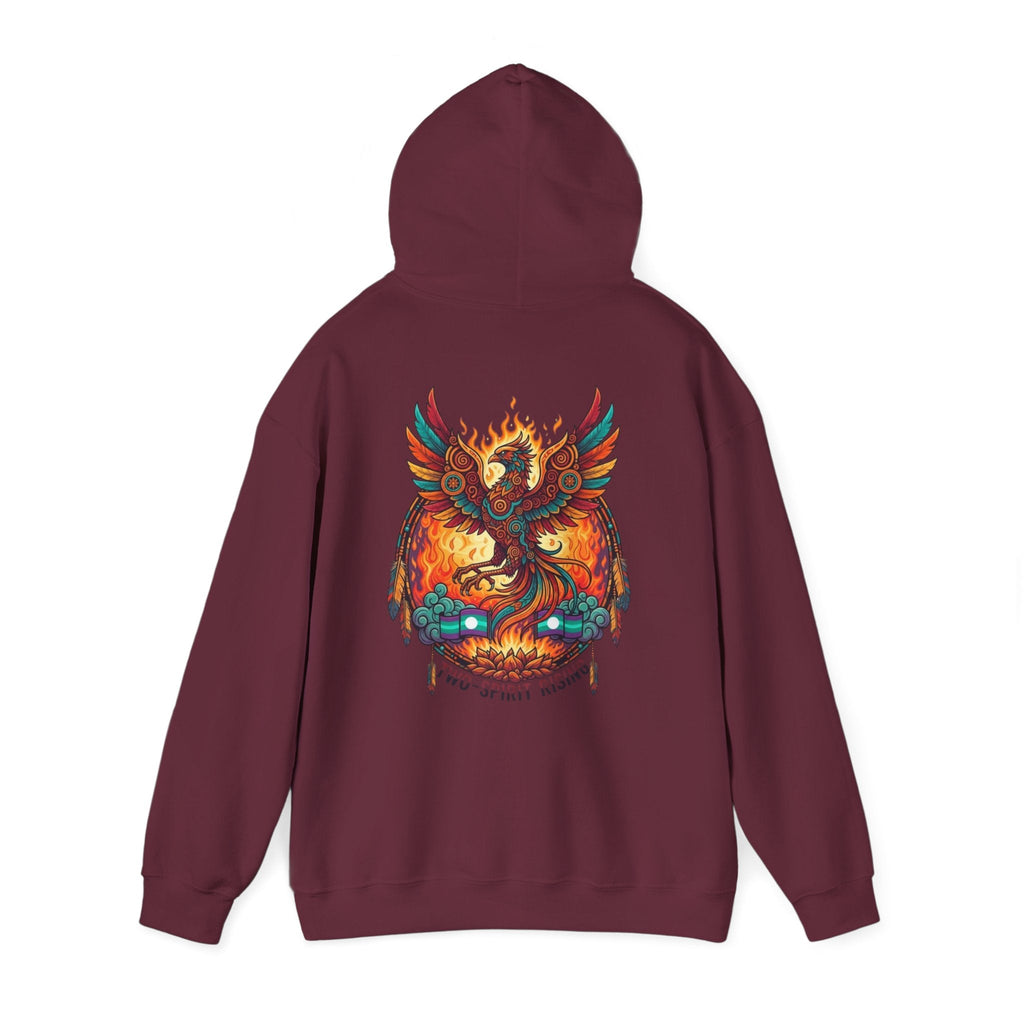 Hooded Sweatshirt — Two Spirit Rising PhoenixEmber Spirit Apparel