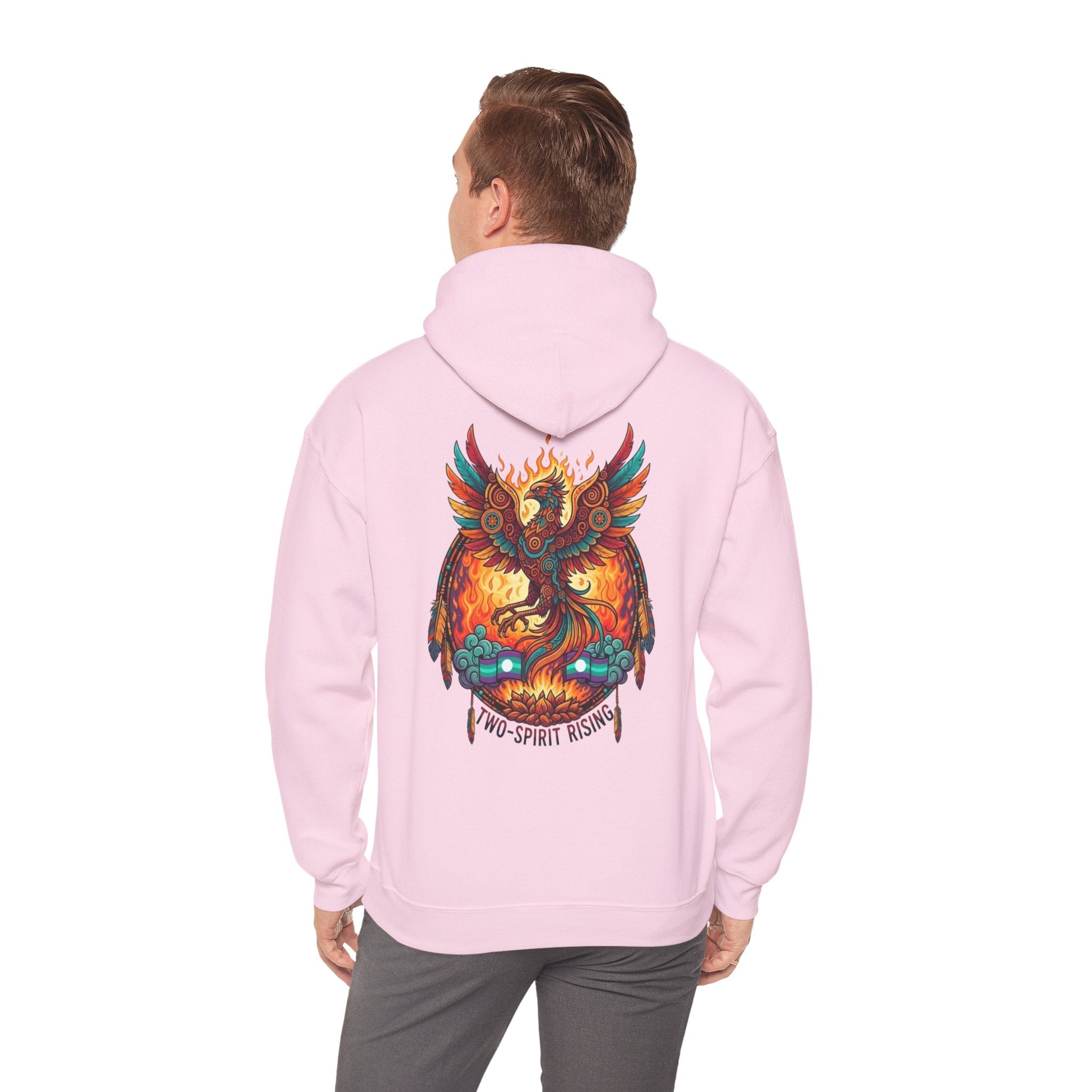 Hooded Sweatshirt — Two Spirit Rising PhoenixEmber Spirit Apparel