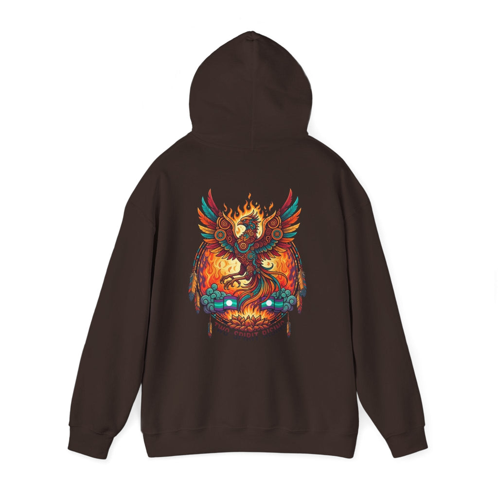 Hooded Sweatshirt — Two Spirit Rising PhoenixEmber Spirit Apparel