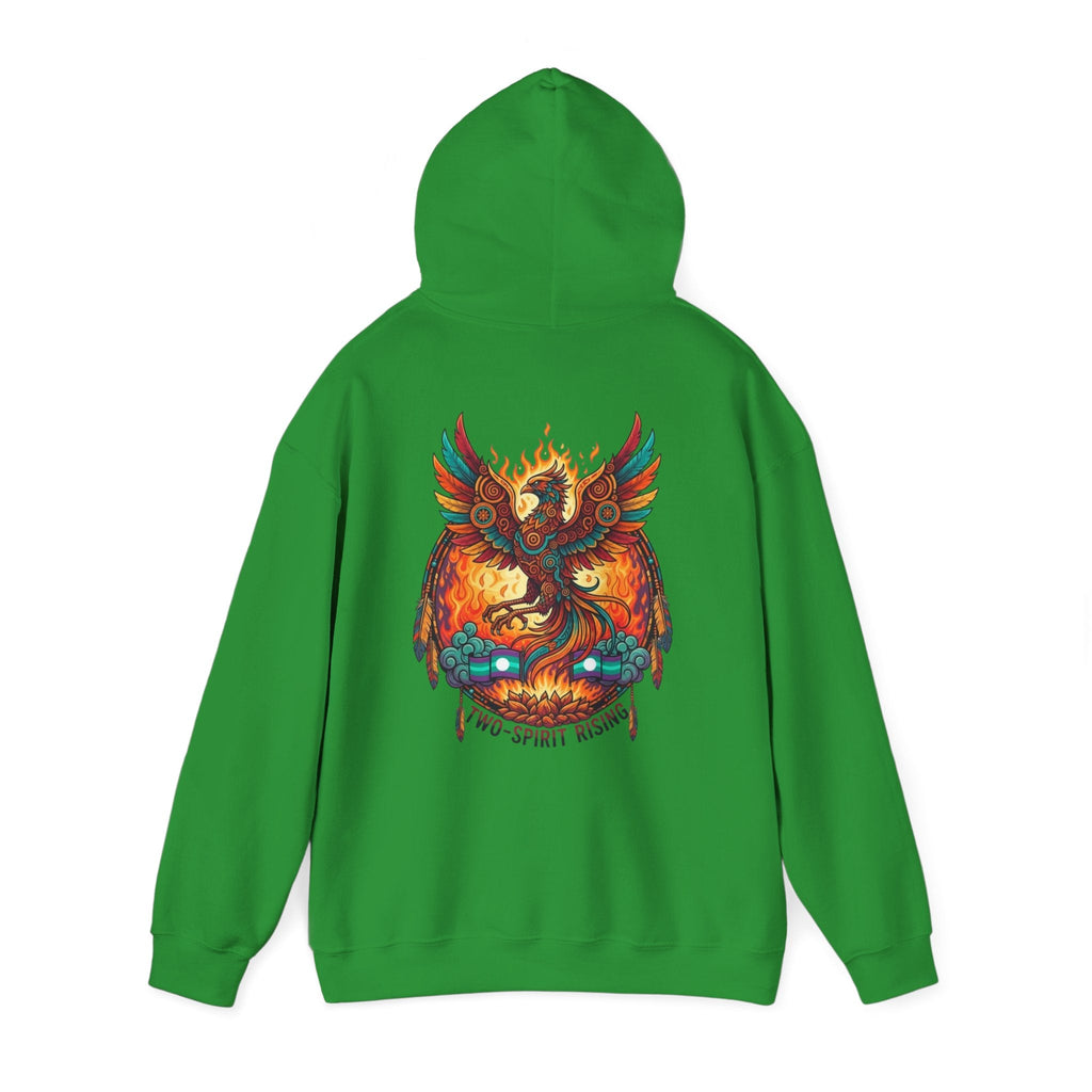 Hooded Sweatshirt — Two Spirit Rising PhoenixEmber Spirit Apparel