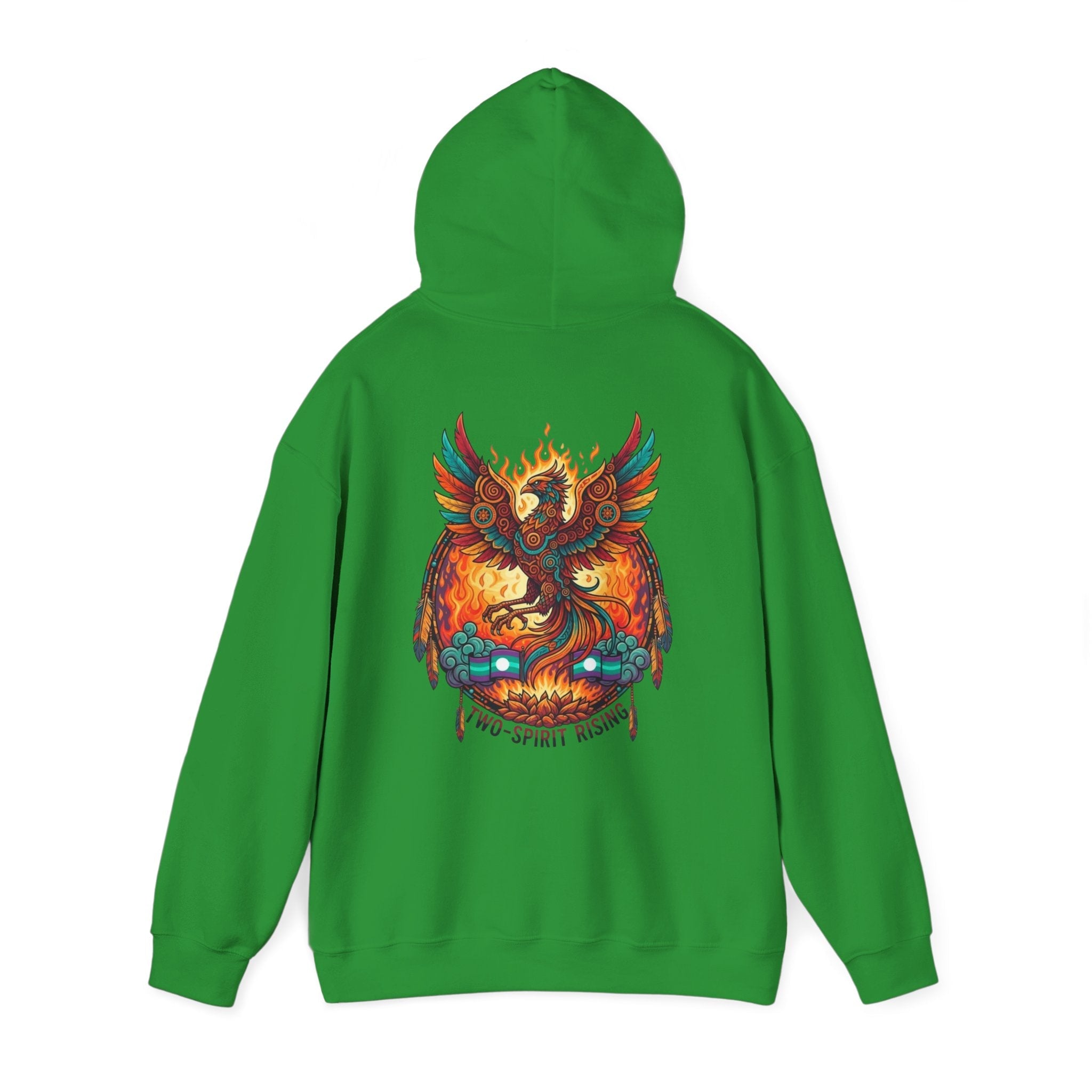 Hooded Sweatshirt — Two Spirit Rising PhoenixEmber Spirit Apparel