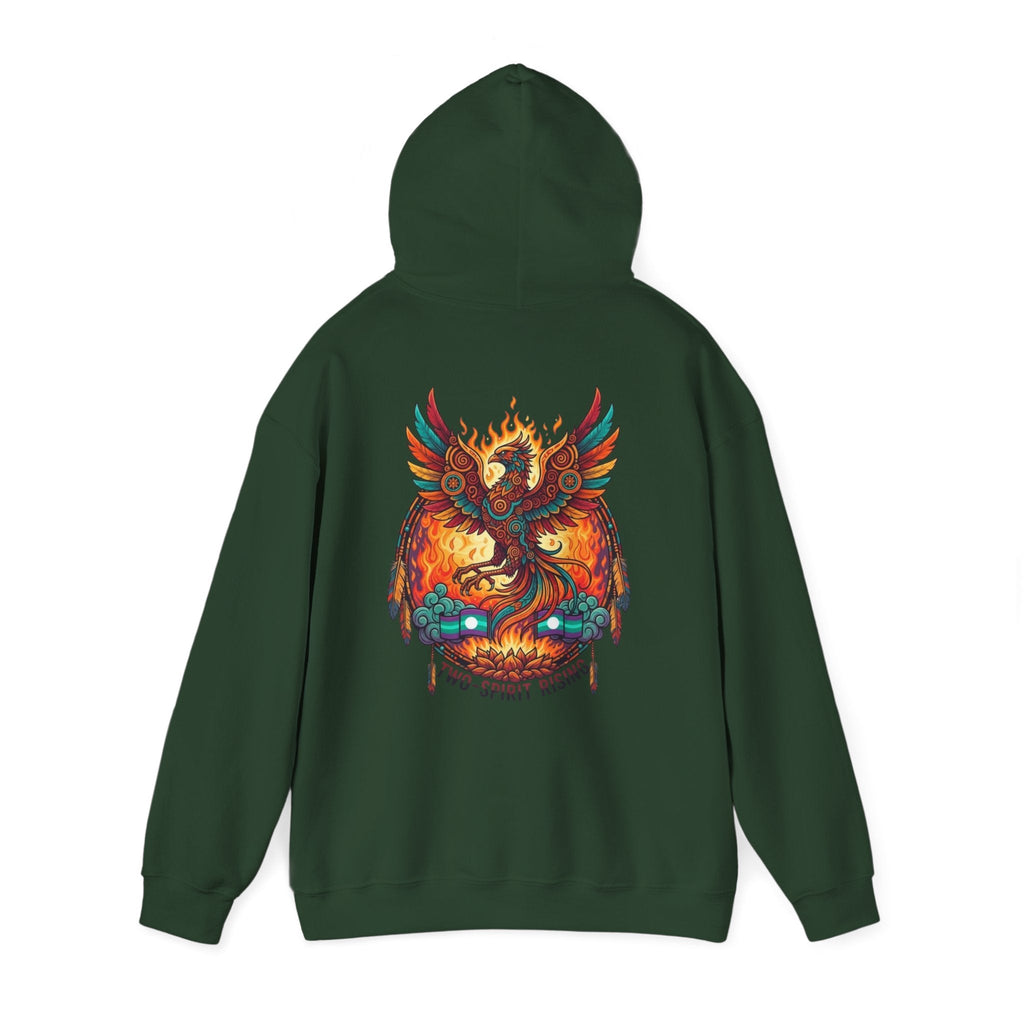 Hooded Sweatshirt — Two Spirit Rising PhoenixEmber Spirit Apparel