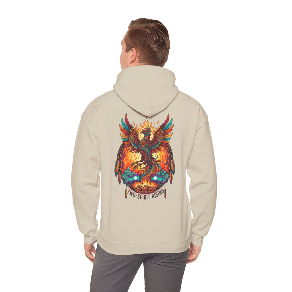 Hooded Sweatshirt — Two Spirit Rising PhoenixEmber Spirit Apparel