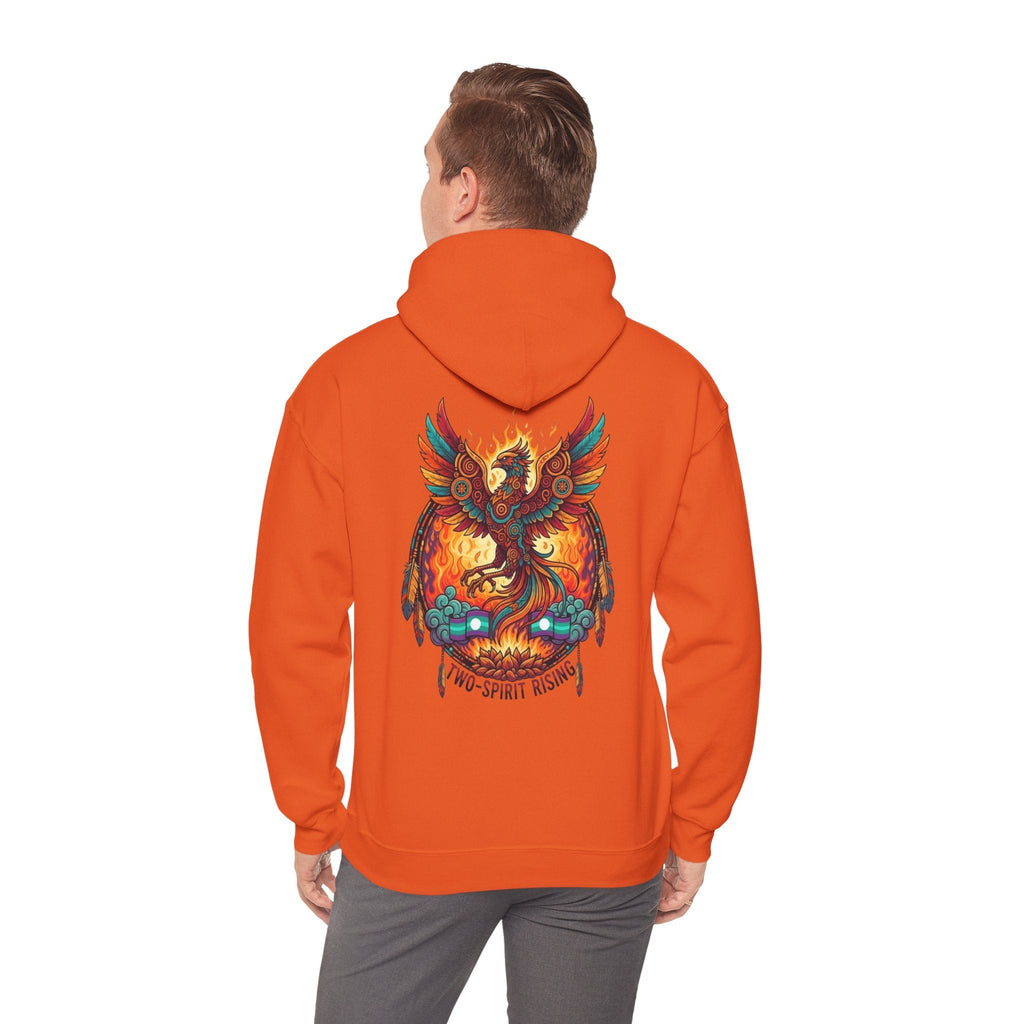 Hooded Sweatshirt — Two Spirit Rising PhoenixEmber Spirit Apparel