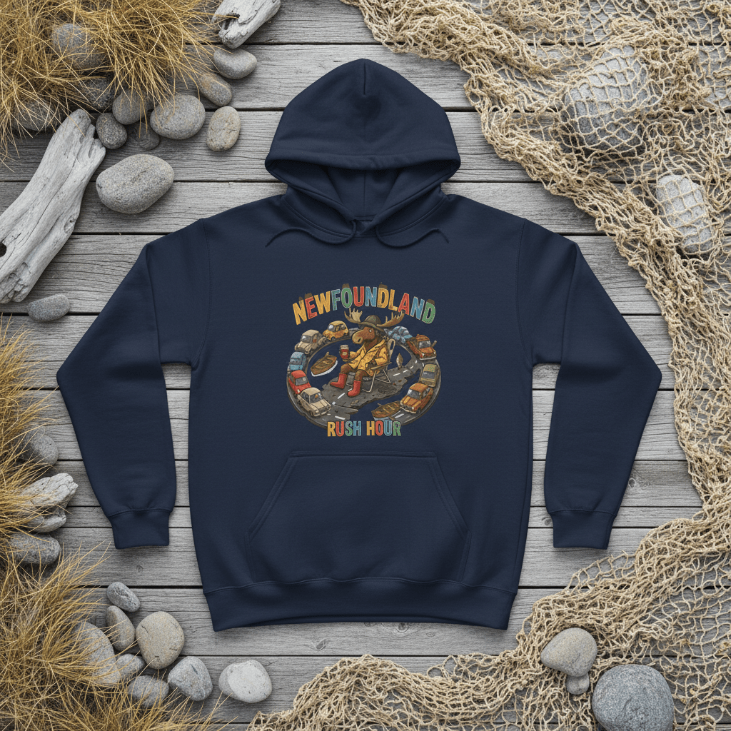 Hoodie — "Newfoundland Traffic Jam" HoodieEmber Spirit Apparel