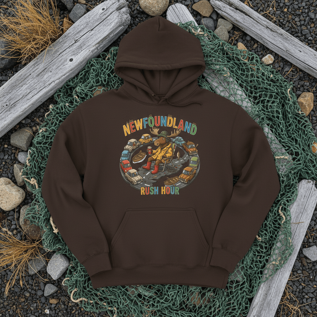 Hoodie — "Newfoundland Traffic Jam" HoodieEmber Spirit Apparel