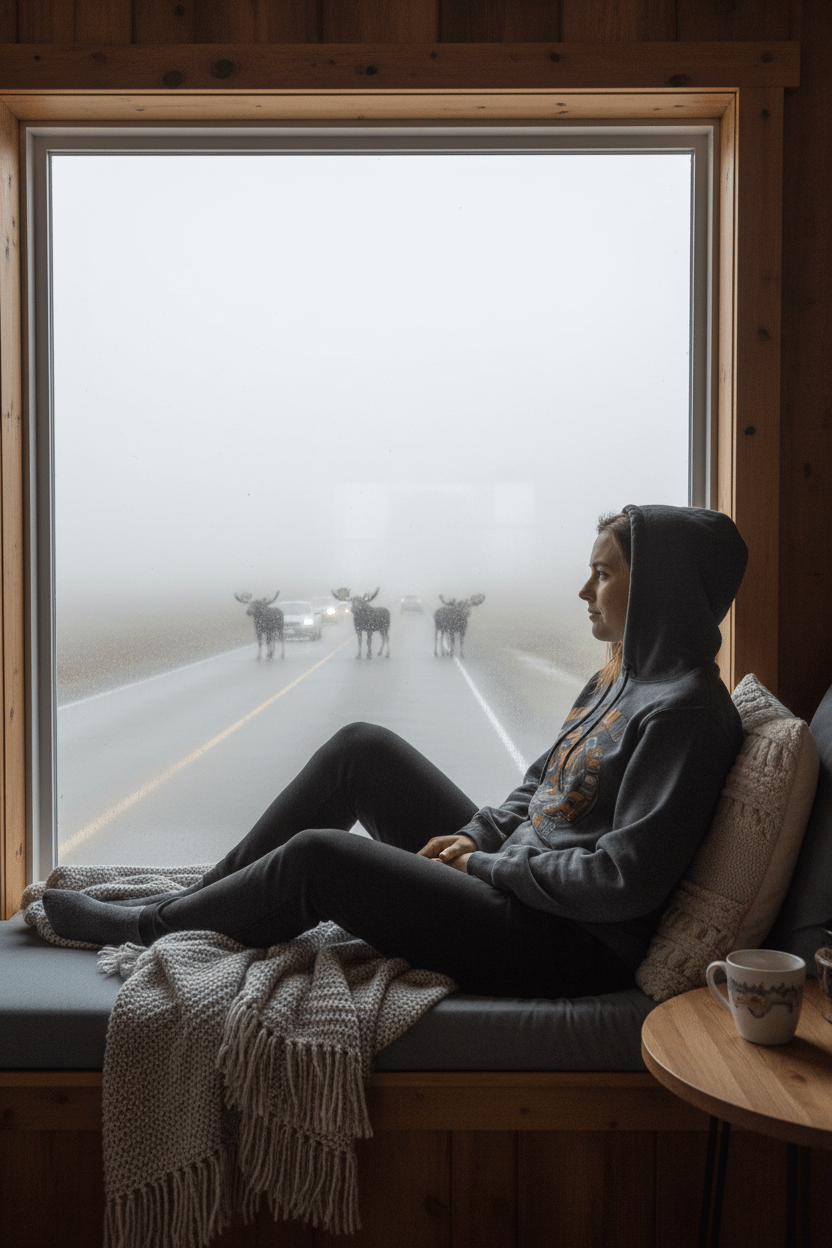 Hoodie — "Newfoundland Traffic Jam" HoodieEmber Spirit Apparel