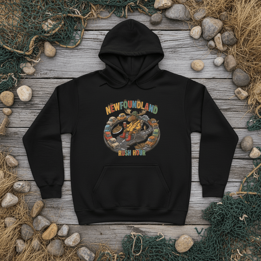 Hoodie — "Newfoundland Traffic Jam" HoodieEmber Spirit Apparel