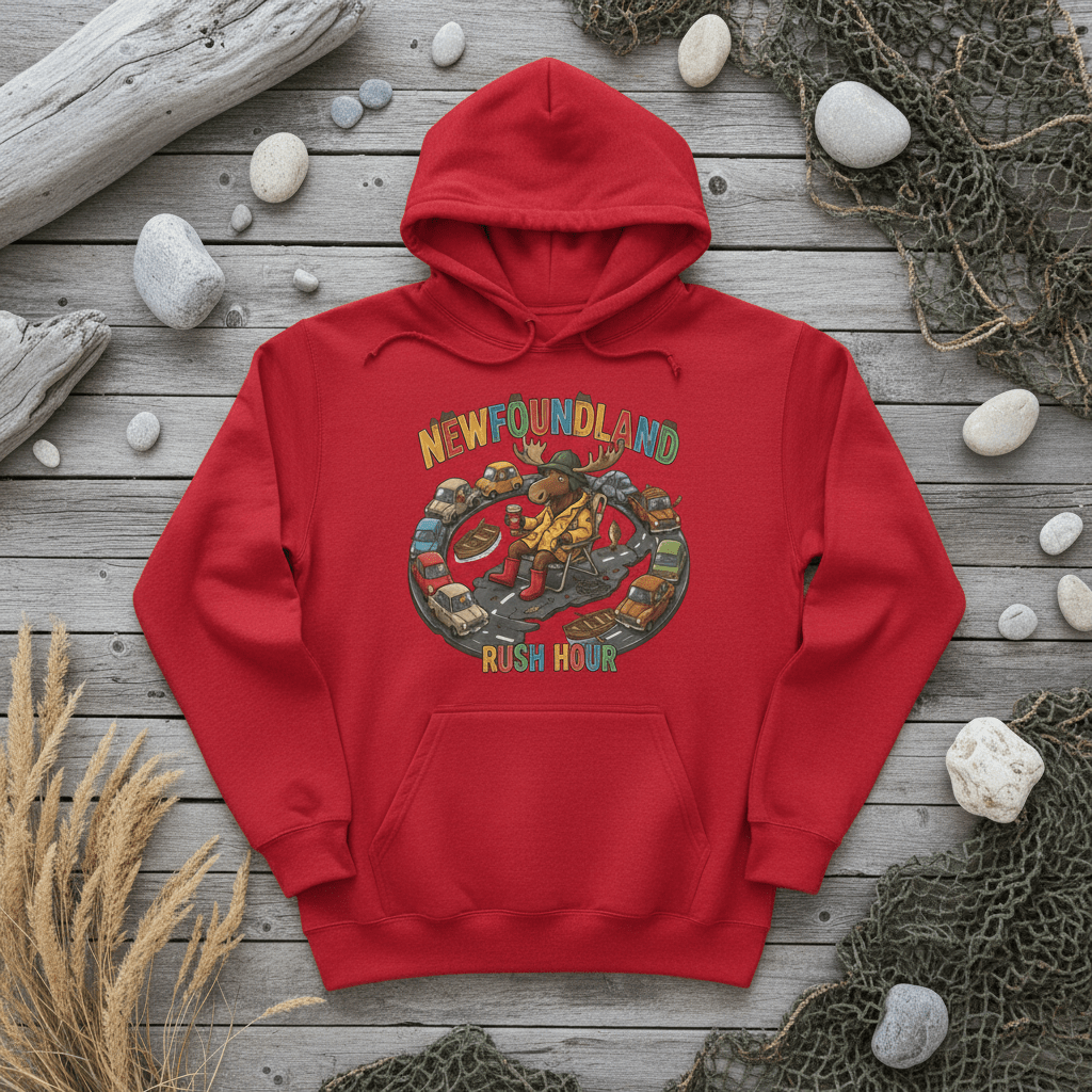 Hoodie — "Newfoundland Traffic Jam" HoodieEmber Spirit Apparel