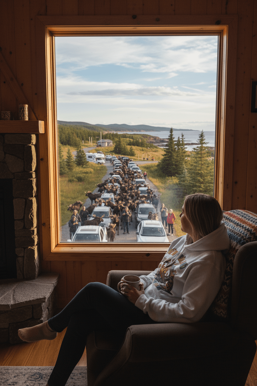 Hoodie — "Newfoundland Traffic Jam" HoodieEmber Spirit Apparel