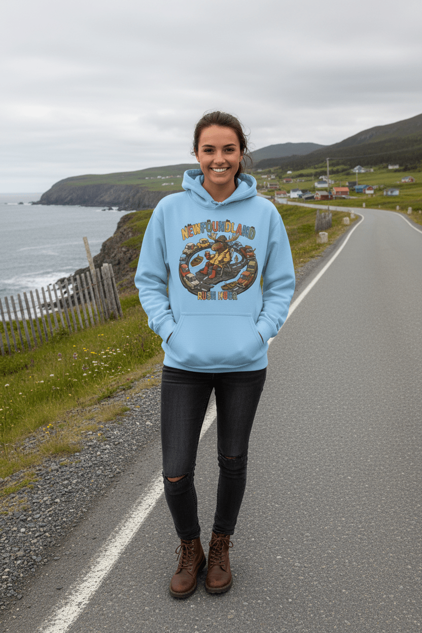 Hoodie — "Newfoundland Traffic Jam" HoodieEmber Spirit Apparel