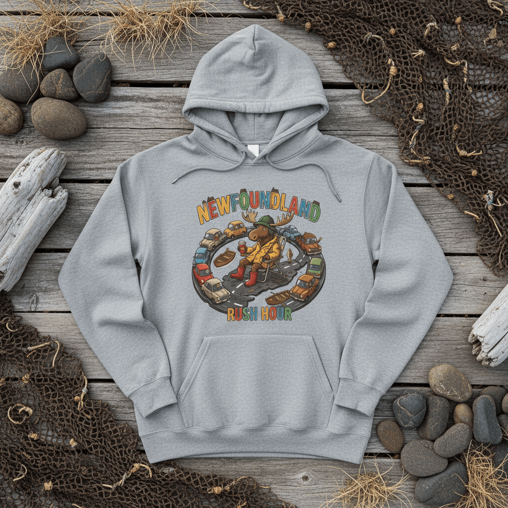 Hoodie — "Newfoundland Traffic Jam" HoodieEmber Spirit Apparel
