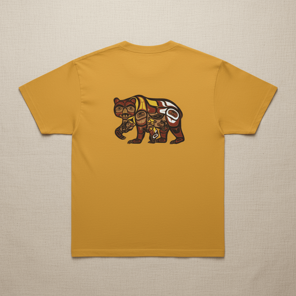 Indigenous Mama Gift — Medicine Wheel Mother's Day Tee – Bravery & CourageEmber Spirit Apparel