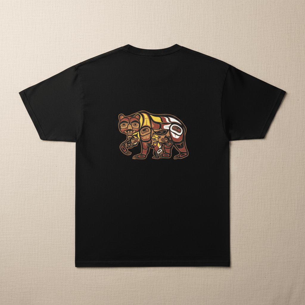 Indigenous Mama Gift — Medicine Wheel Mother's Day Tee – Bravery & CourageEmber Spirit Apparel