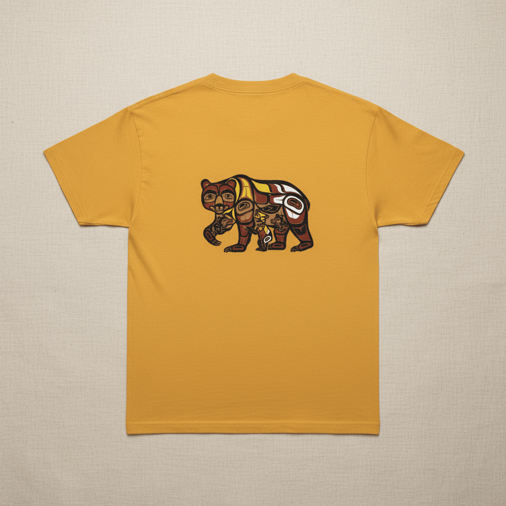 Indigenous Mama Gift — Medicine Wheel Mother's Day Tee – Bravery & CourageEmber Spirit Apparel