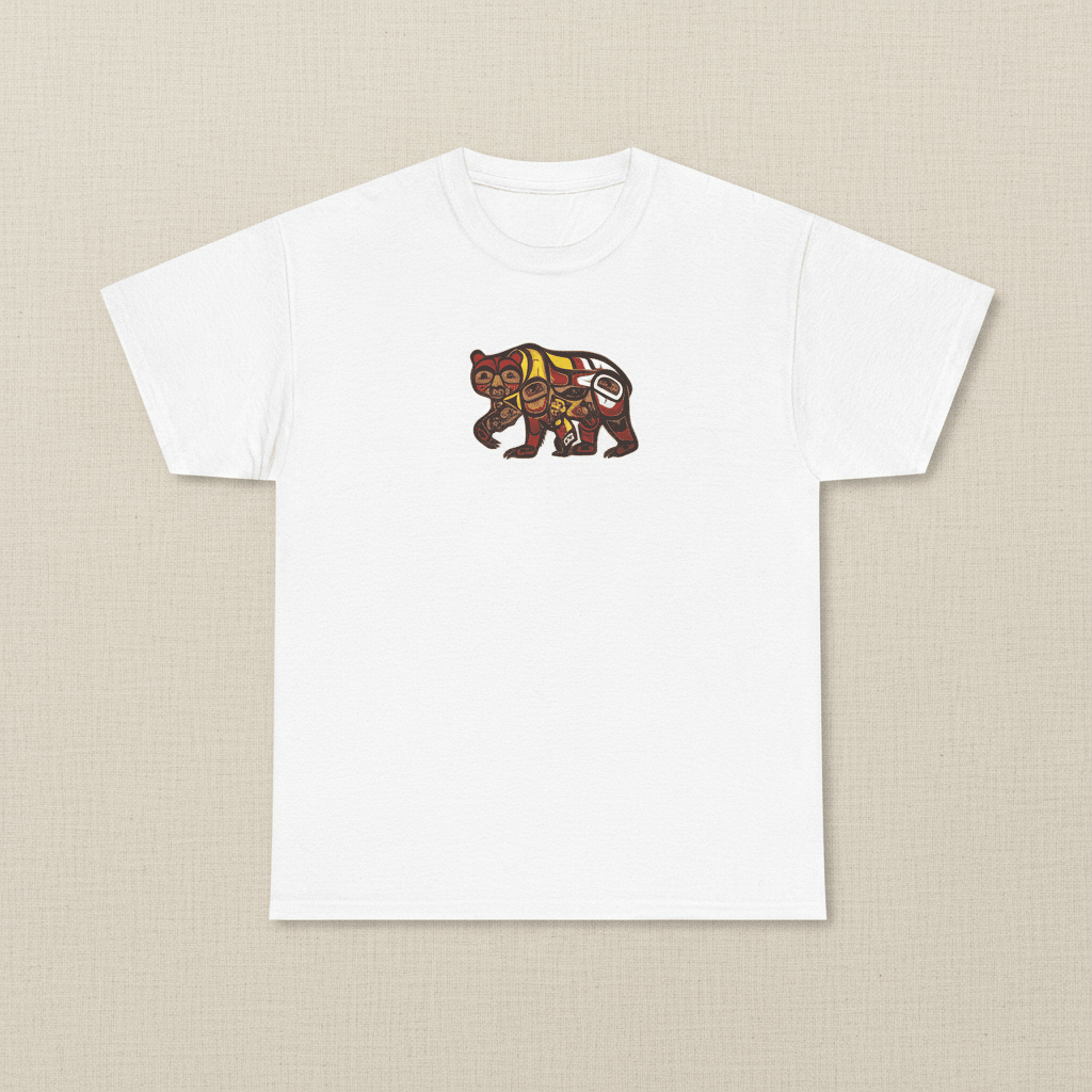 Indigenous Mama Gift — Medicine Wheel Mother's Day Tee – Bravery & CourageEmber Spirit Apparel
