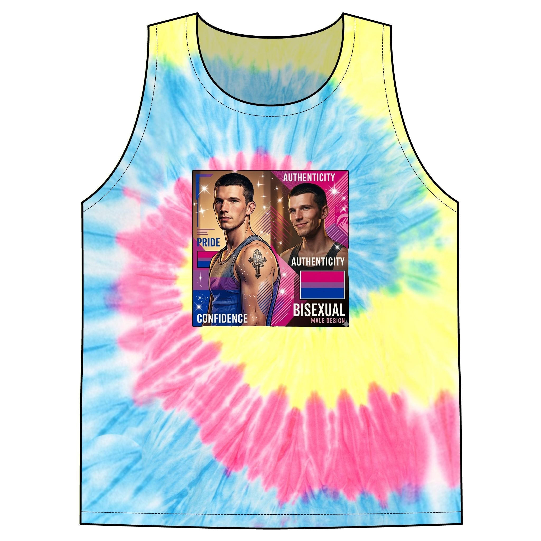 Joshua Unisex Tie - Dye Tank TopEmber Spirit Apparel