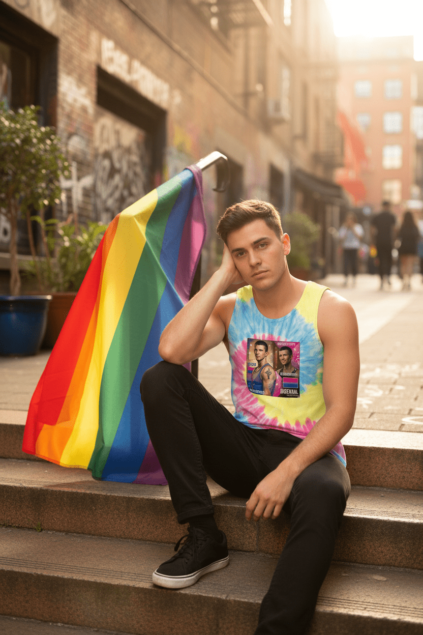 Joshua Unisex Tie-Dye Tank TopEmber Spirit Apparel