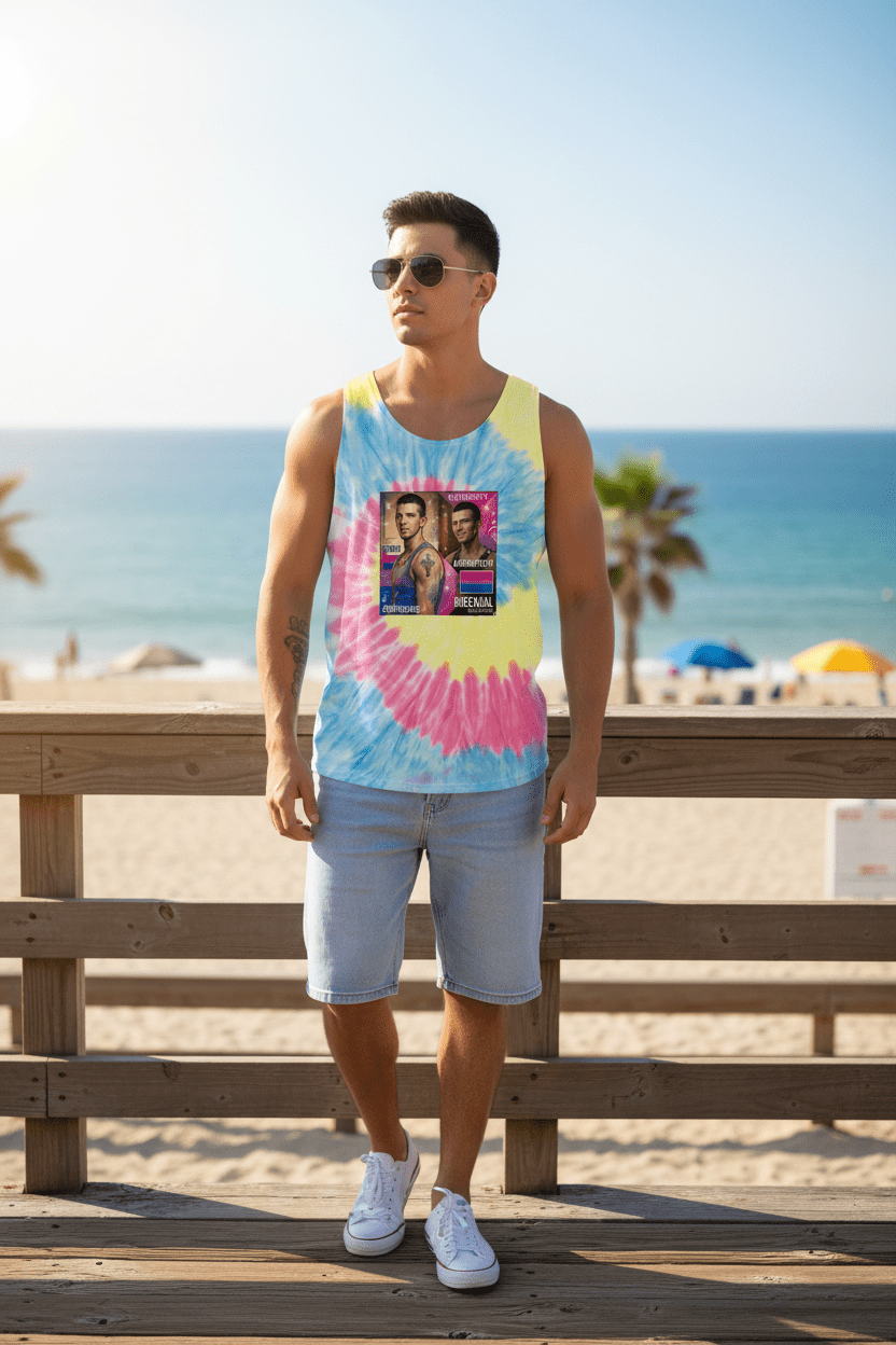 Joshua Unisex Tie-Dye Tank TopEmber Spirit Apparel