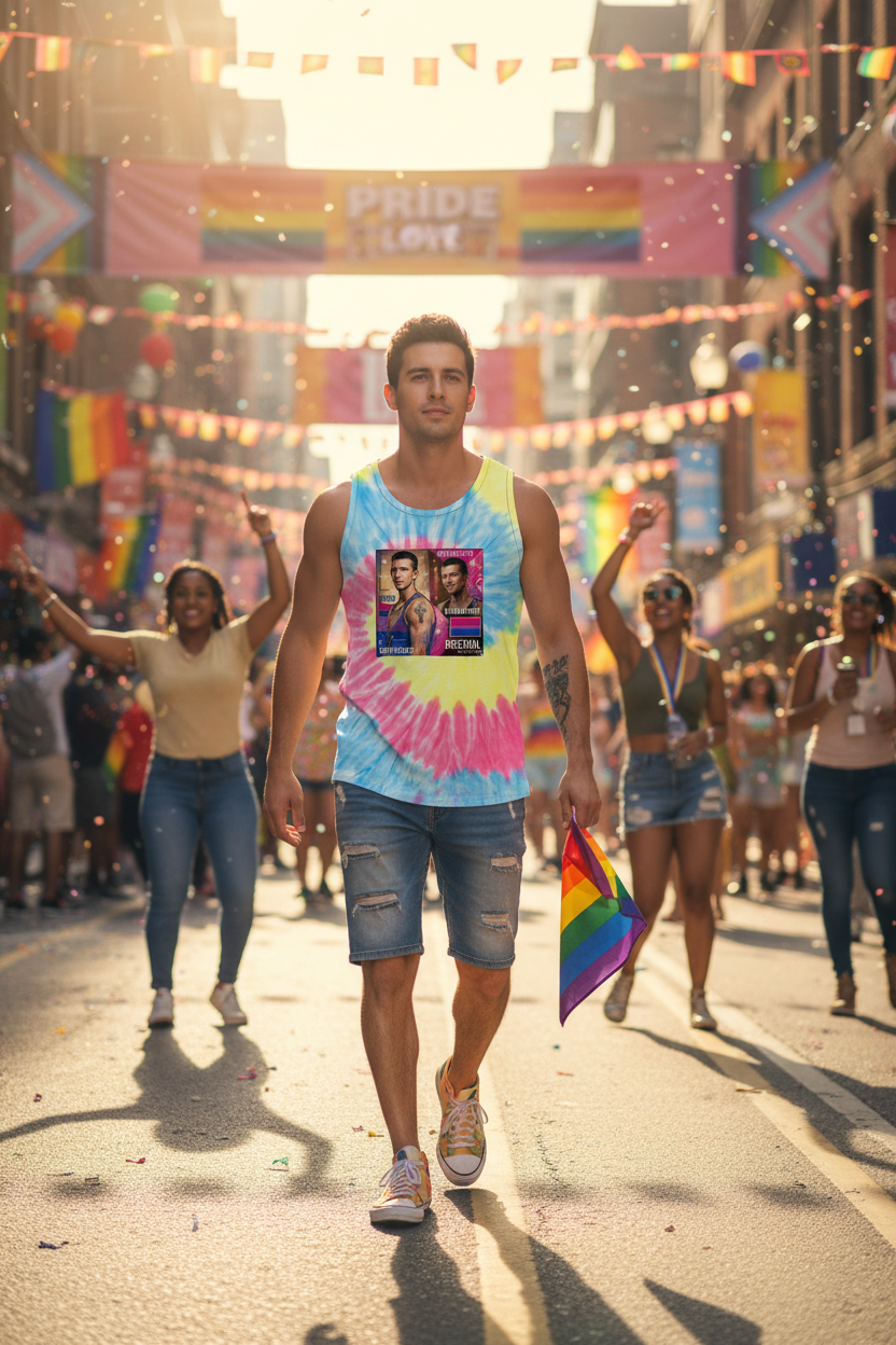 Joshua Unisex Tie-Dye Tank TopEmber Spirit Apparel