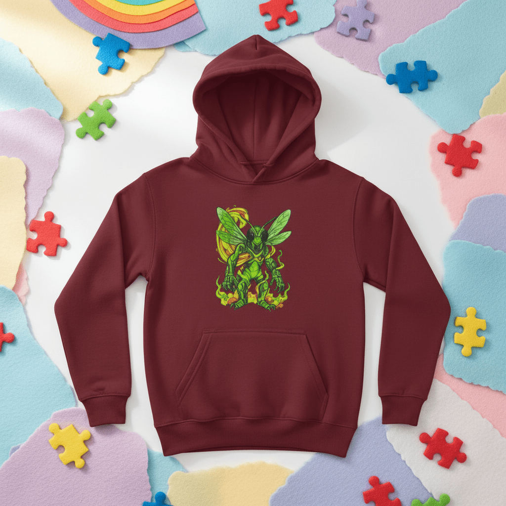 Kids Autism Support Hoodie – Christopher Inspired Youth Creators Tribute SweatshirtEmber Spirit Apparel