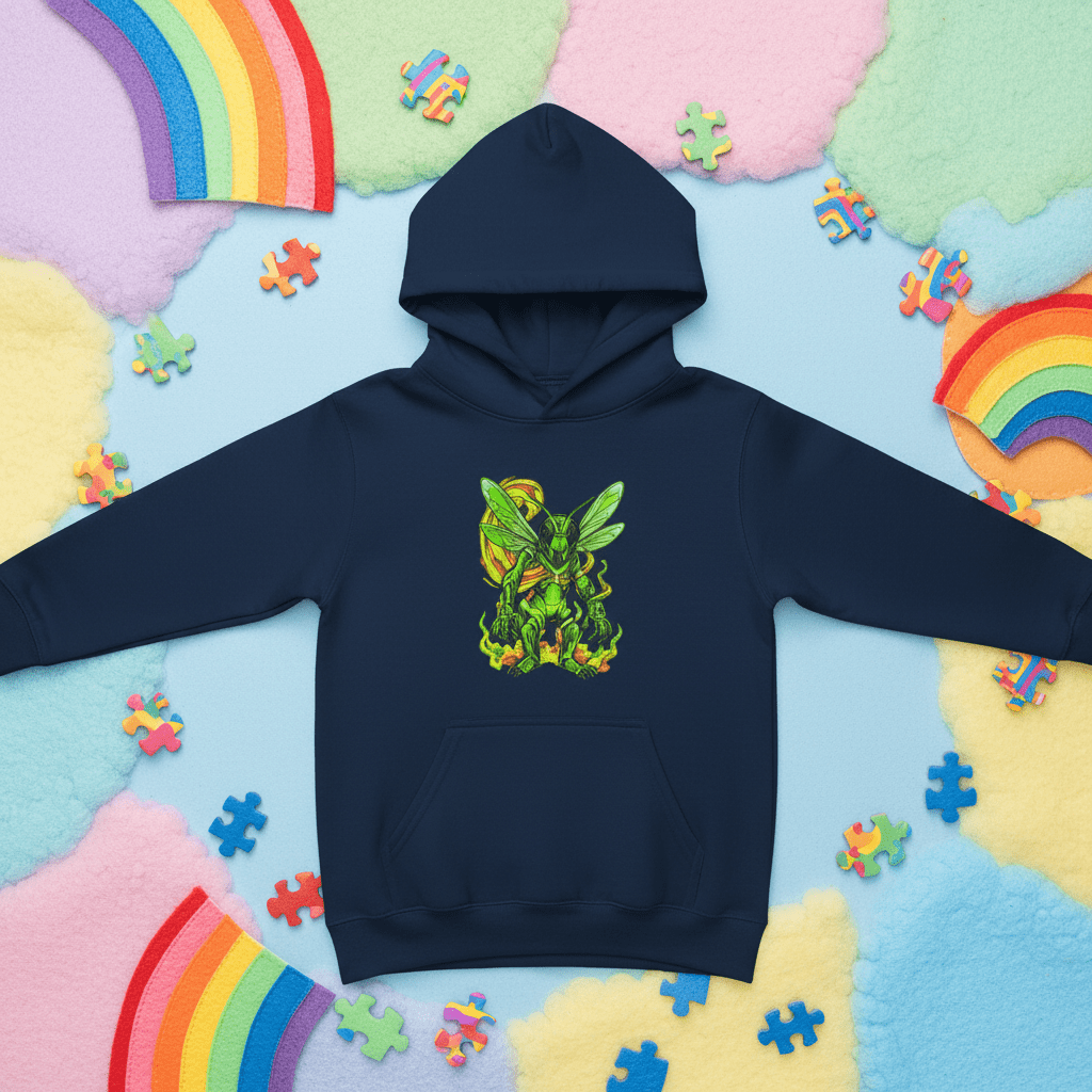 Kids Autism Support Hoodie – Christopher Inspired Youth Creators Tribute SweatshirtEmber Spirit Apparel