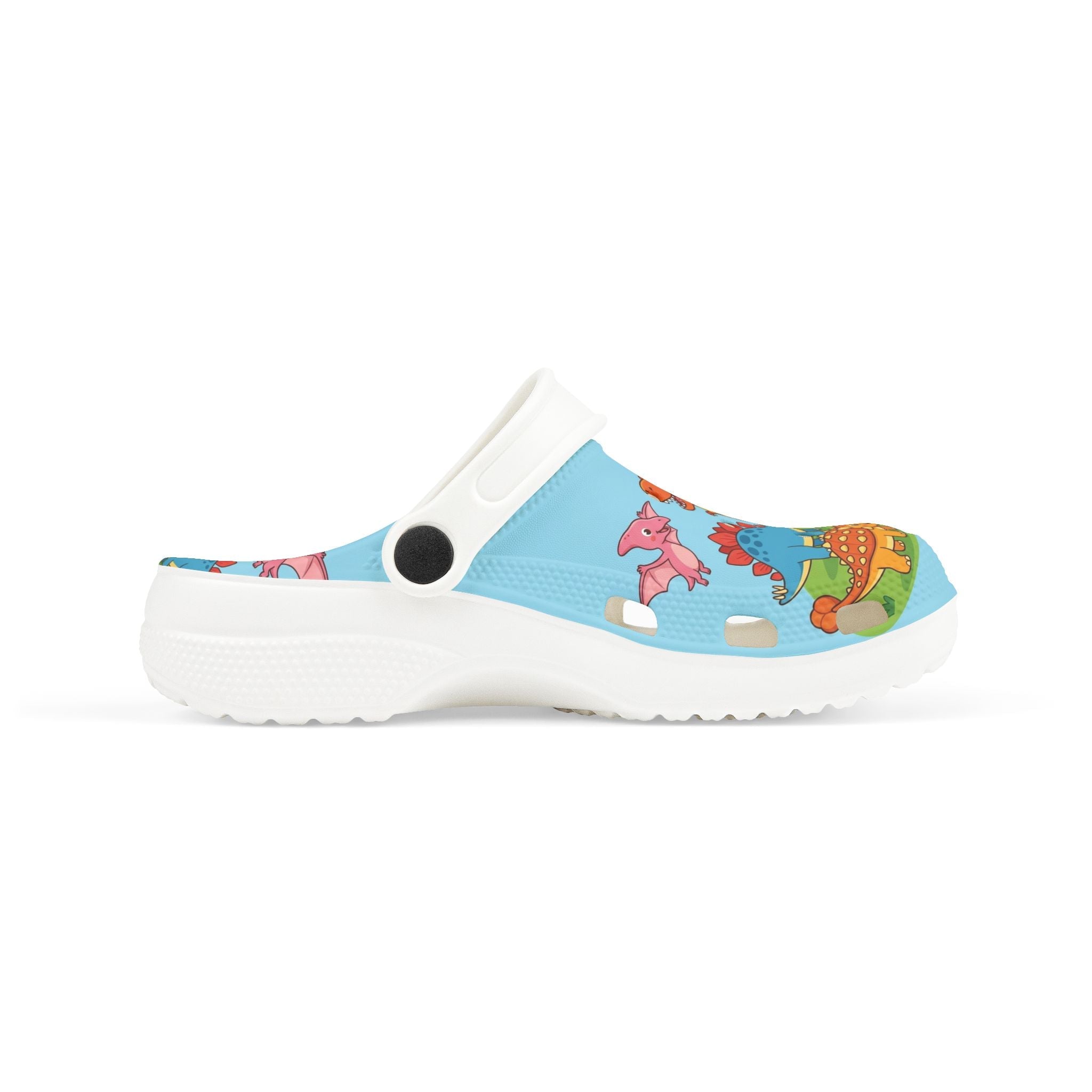 Kids Foam Clogs - Colorful Dinosaur Pond All - Over PrintEmber Spirit Apparel