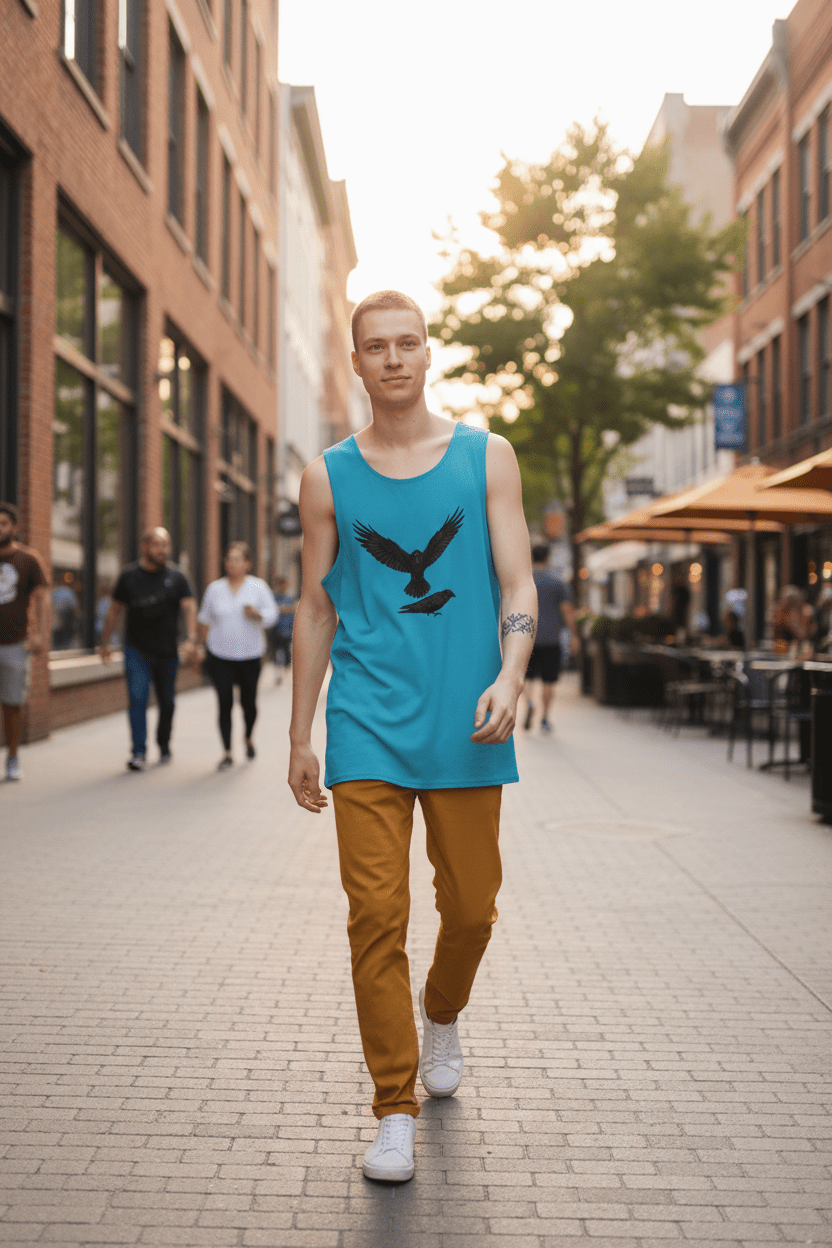 Lee Ravens Friends - mens tanksEmber Spirit Apparel