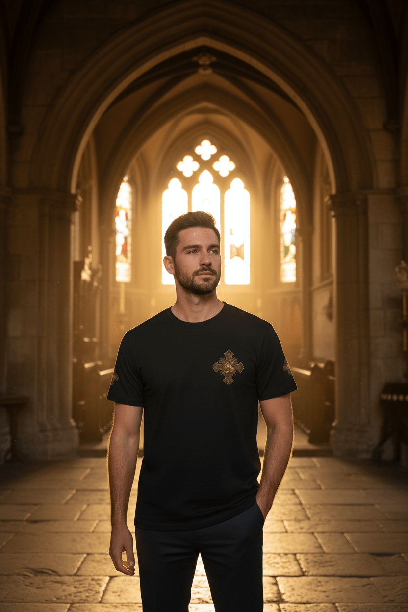 Lion and the Lamb Bible T-Shirt — Christian Faith TeeEmber Spirit Apparel