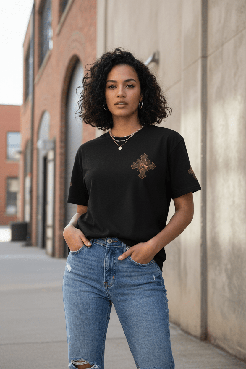 Lion and the Lamb Bible T-Shirt — Christian Faith TeeEmber Spirit Apparel