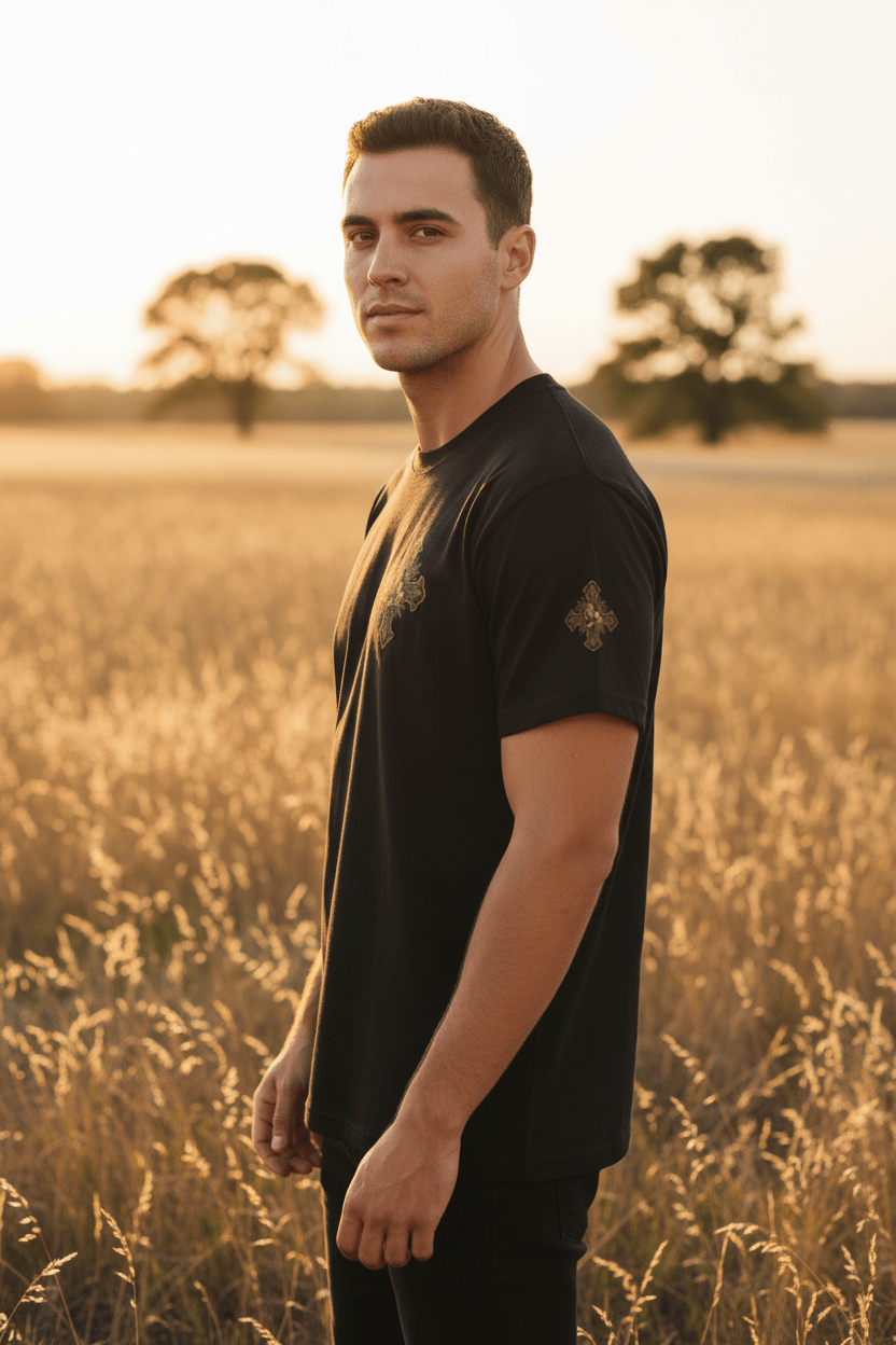 Lion and the Lamb Bible T-Shirt — Christian Faith TeeEmber Spirit Apparel