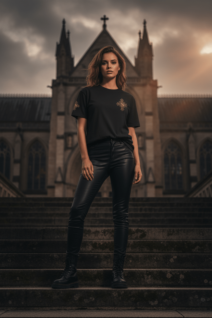 Lion and the Lamb Bible T-Shirt — Christian Faith TeeEmber Spirit Apparel