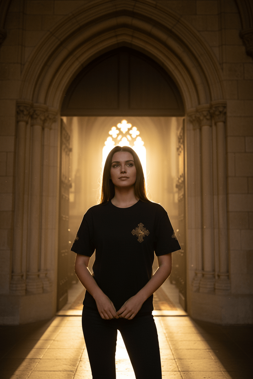 Lion and the Lamb Bible T-Shirt — Christian Faith TeeEmber Spirit Apparel